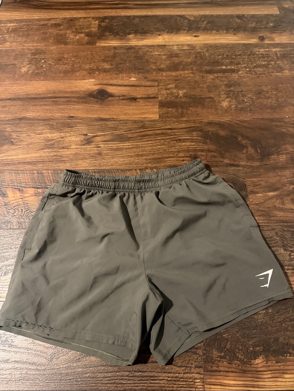 Gymshark Men's Army Green Arrival Shorts - Lightweight Performance (5in inseam)